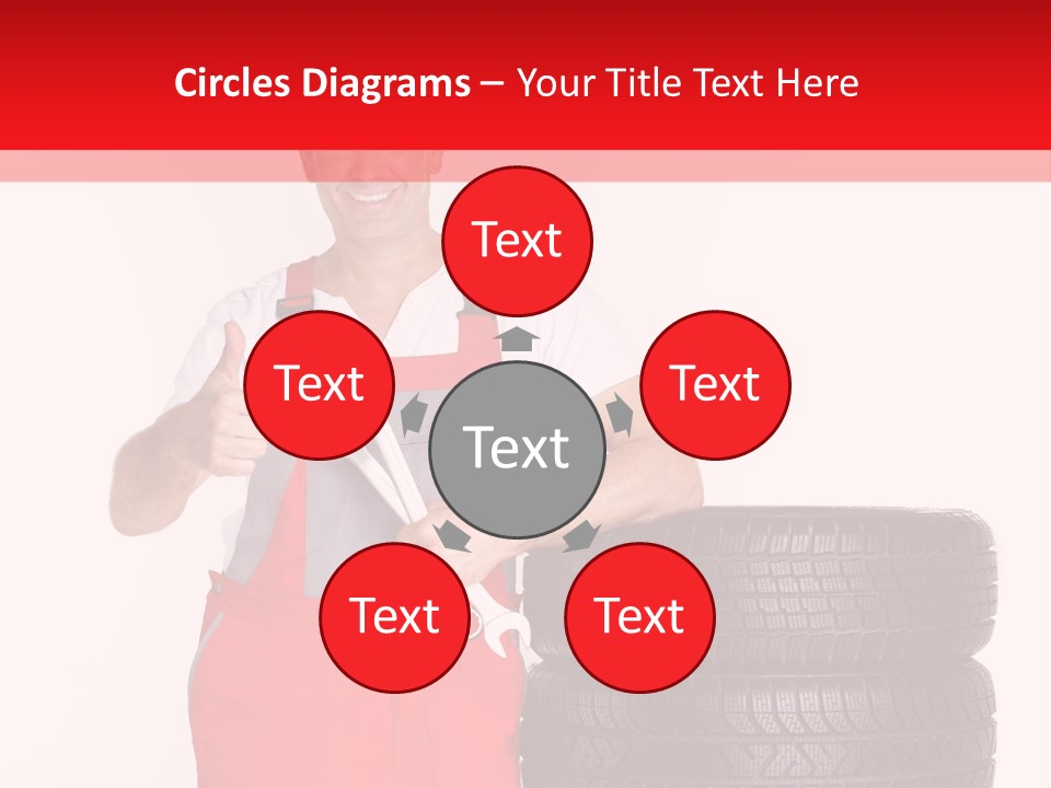 Freckle Rubber Car PowerPoint Template