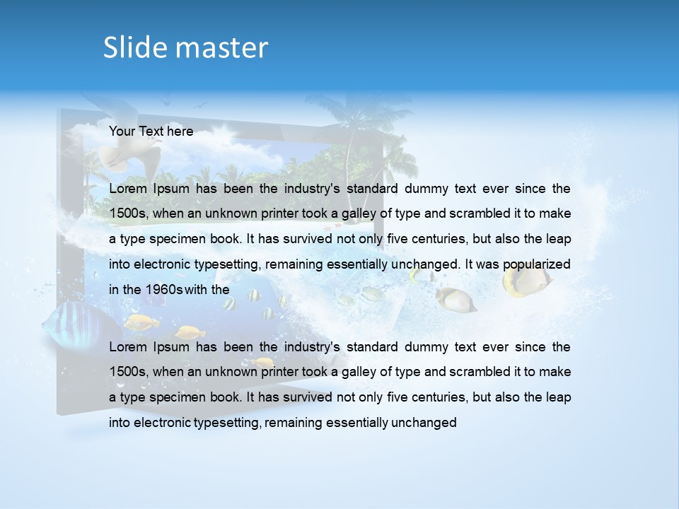 Electronic Clouds Resolution PowerPoint Template