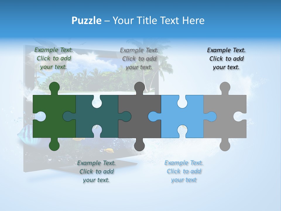 Electronic Clouds Resolution PowerPoint Template