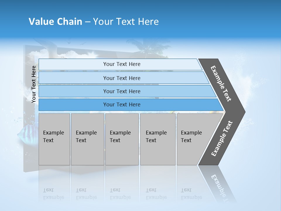 Electronic Clouds Resolution PowerPoint Template