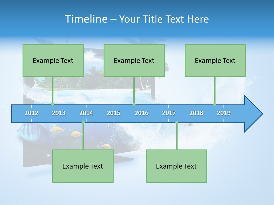 Electronic Clouds Resolution PowerPoint Template