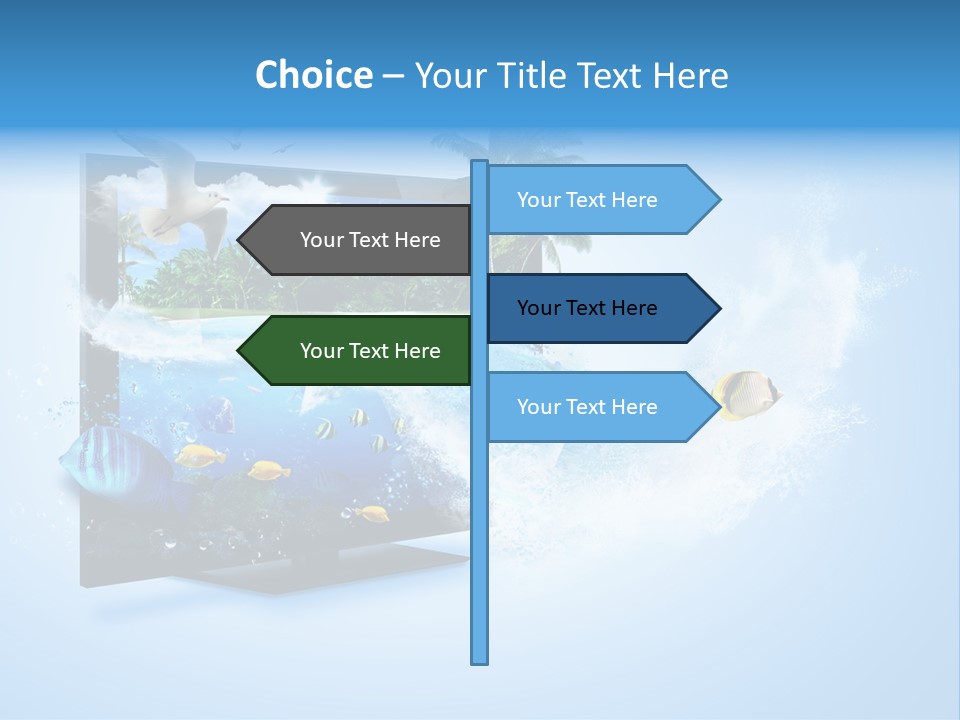 Electronic Clouds Resolution PowerPoint Template
