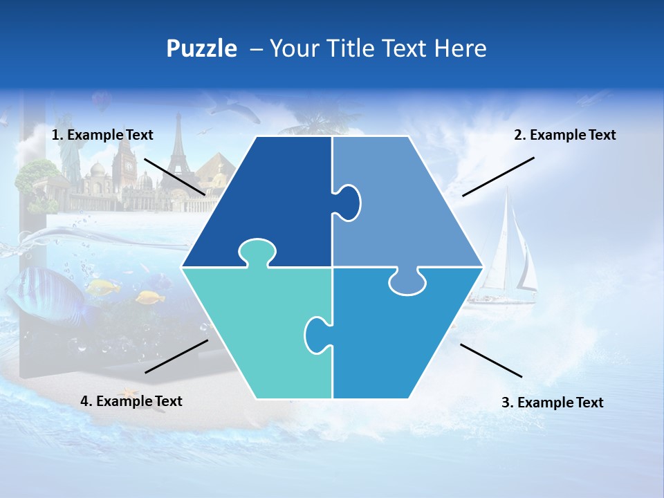 Architecture New York Pyramids PowerPoint Template