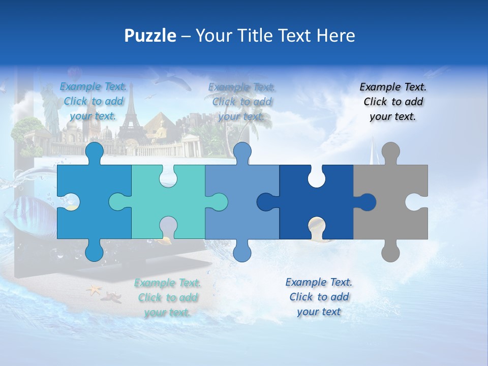 Architecture New York Pyramids PowerPoint Template