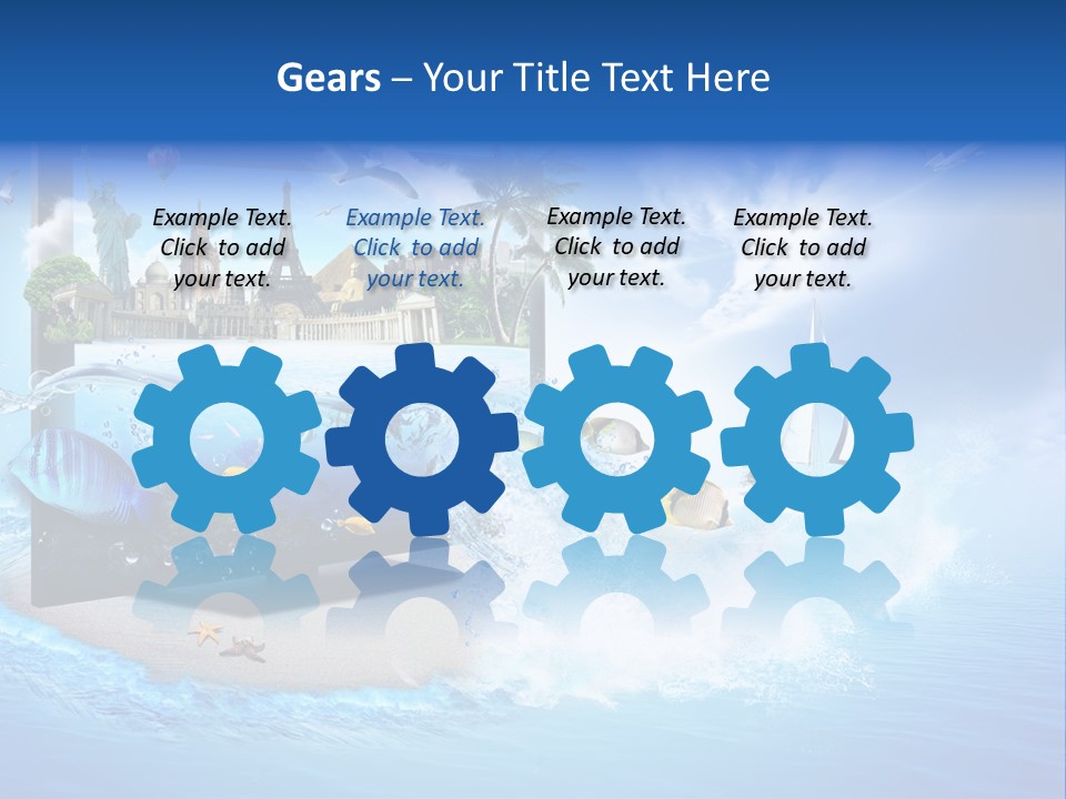 Architecture New York Pyramids PowerPoint Template