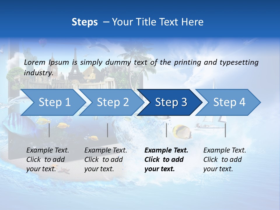 Architecture New York Pyramids PowerPoint Template