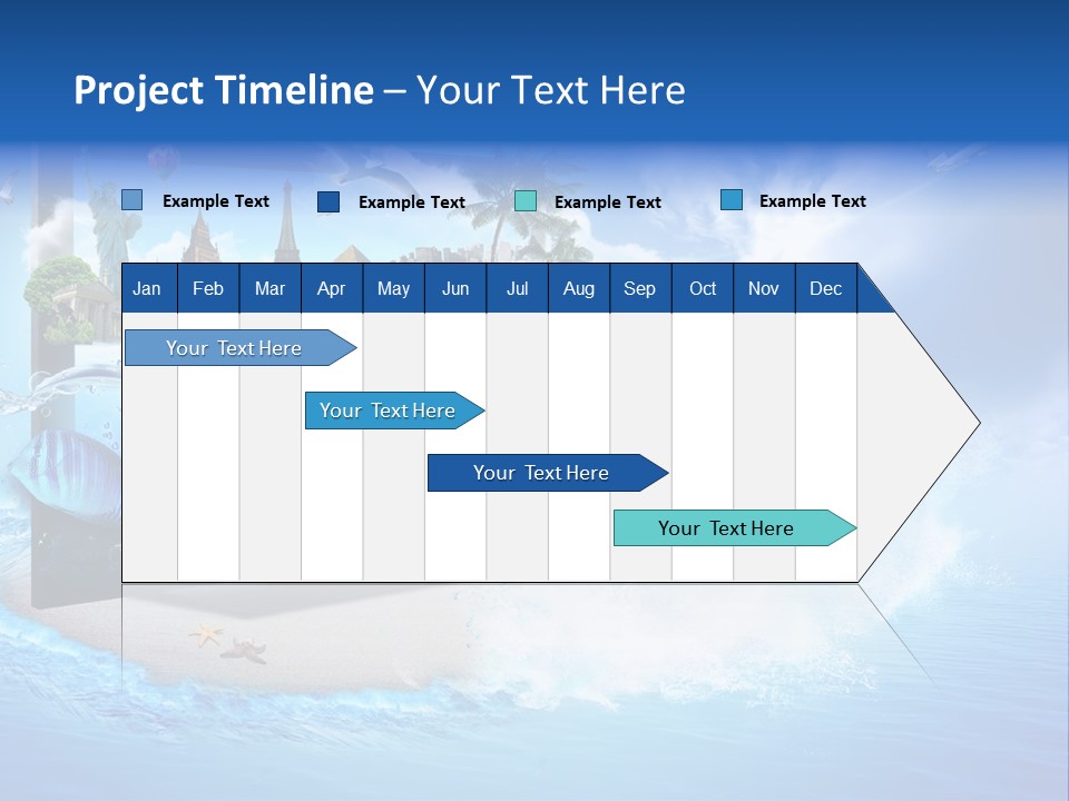 Architecture New York Pyramids PowerPoint Template