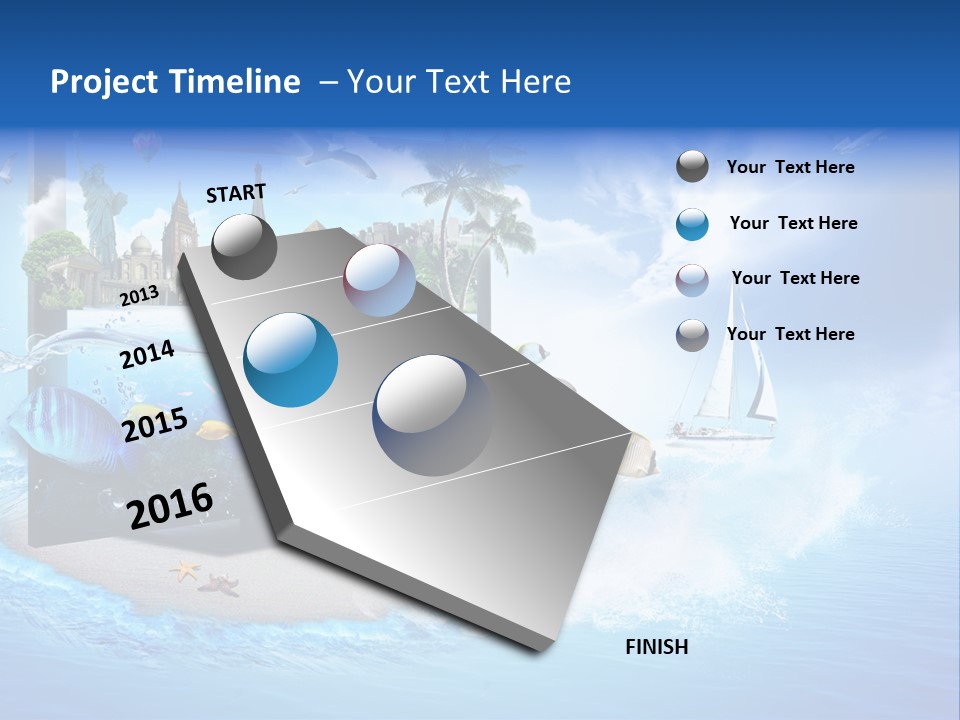 Architecture New York Pyramids PowerPoint Template