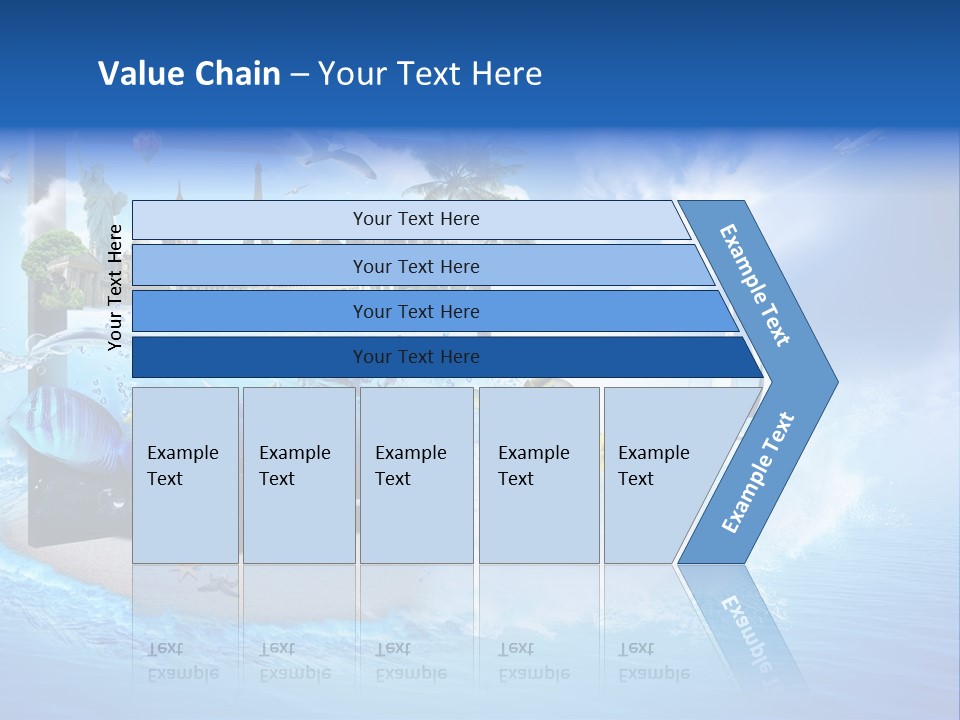 Architecture New York Pyramids PowerPoint Template