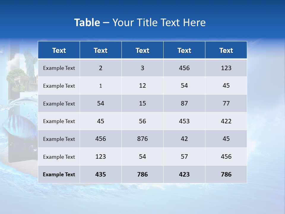 Architecture New York Pyramids PowerPoint Template