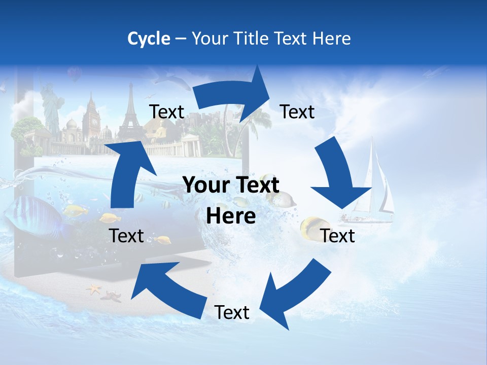 Architecture New York Pyramids PowerPoint Template