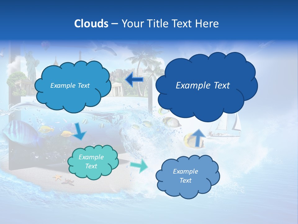 Architecture New York Pyramids PowerPoint Template