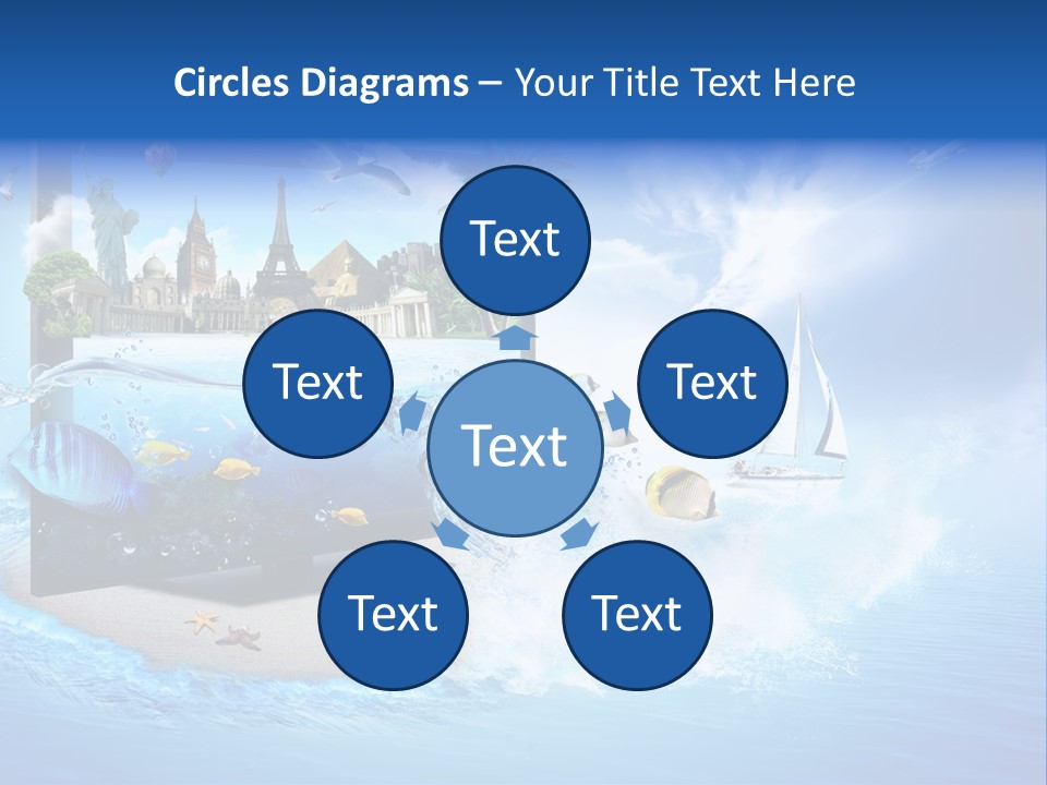 Architecture New York Pyramids PowerPoint Template