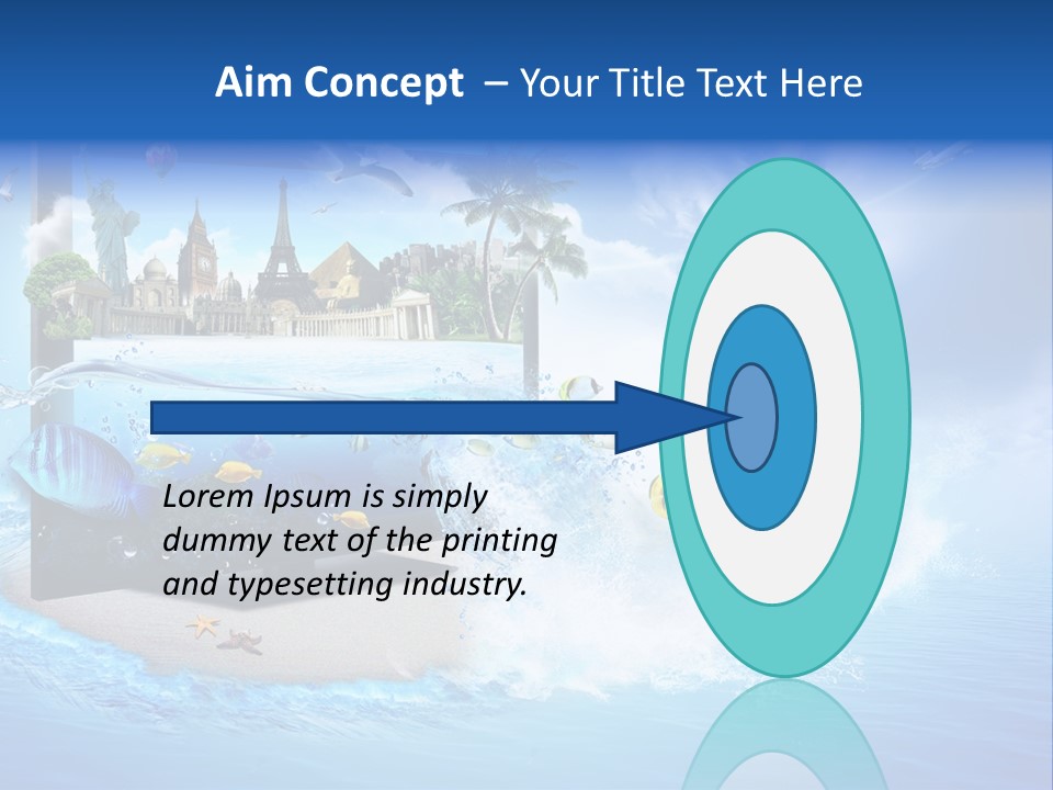 Architecture New York Pyramids PowerPoint Template