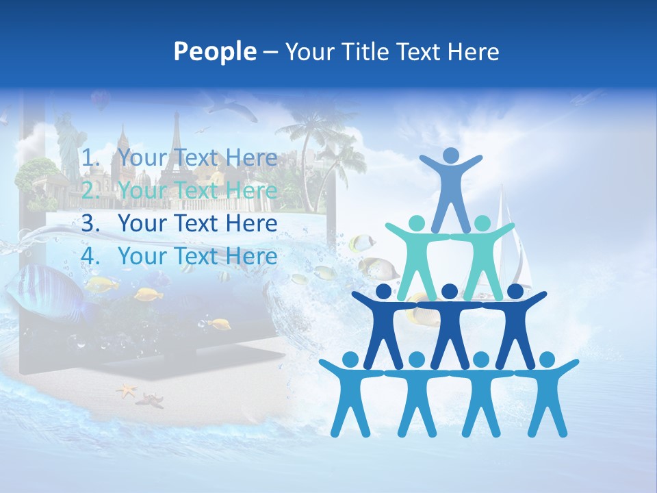 Architecture New York Pyramids PowerPoint Template