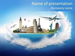 Landmark Australia Africa PowerPoint Template