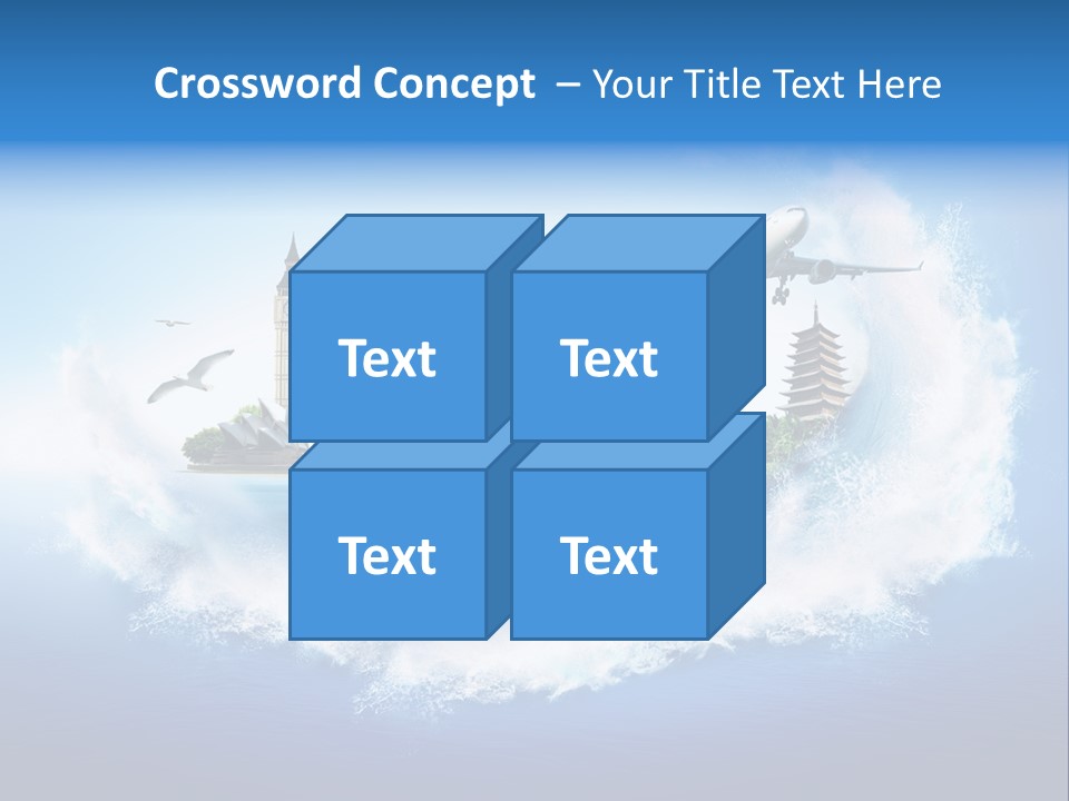 Landmark Australia Africa PowerPoint Template