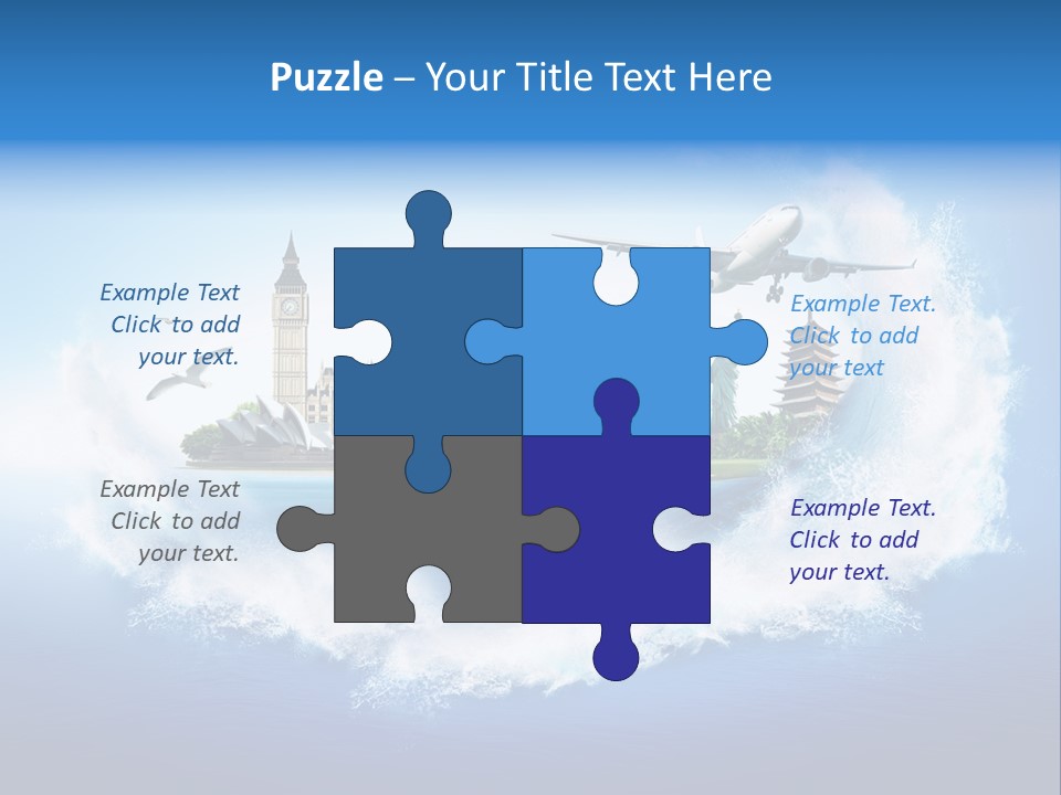 Landmark Australia Africa PowerPoint Template