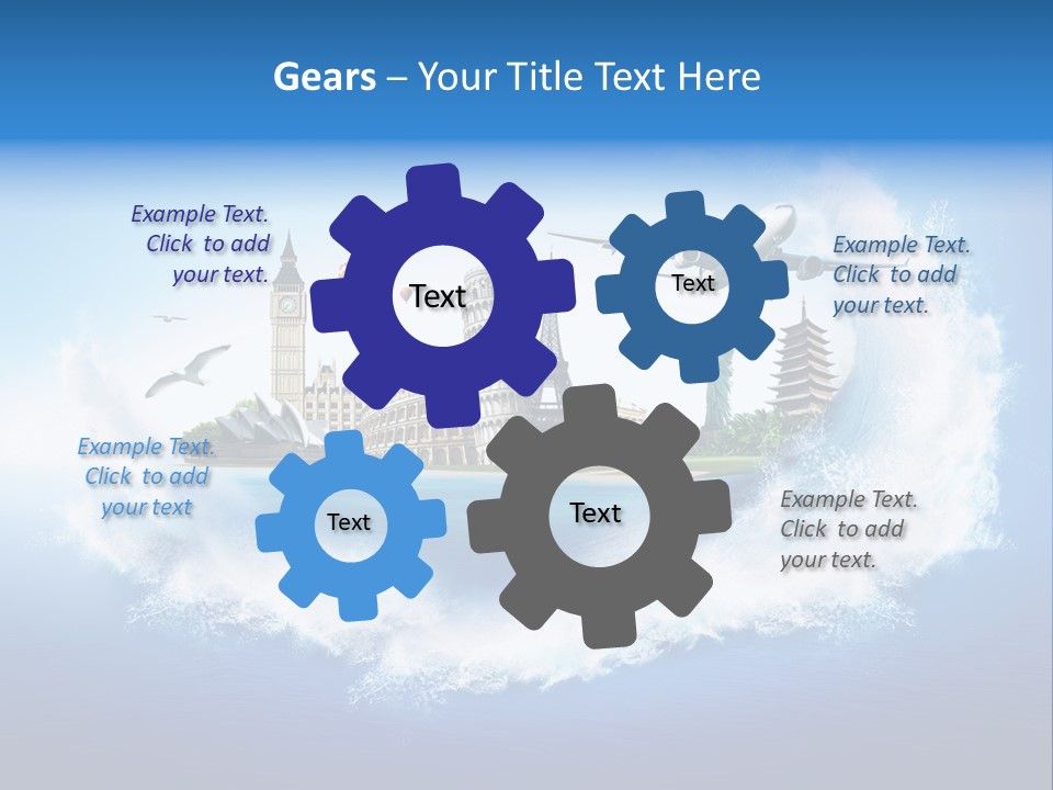 Landmark Australia Africa PowerPoint Template