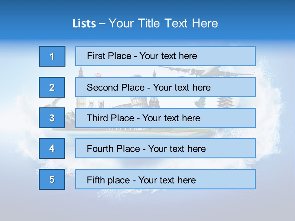 Landmark Australia Africa PowerPoint Template