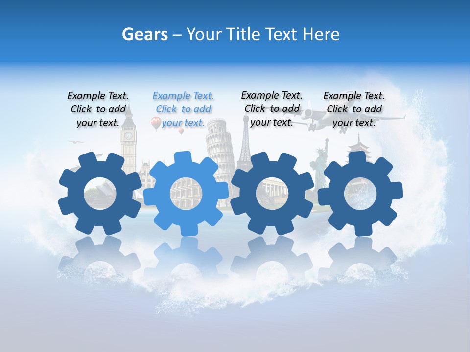 Landmark Australia Africa PowerPoint Template