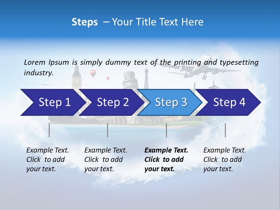 Landmark Australia Africa PowerPoint Template