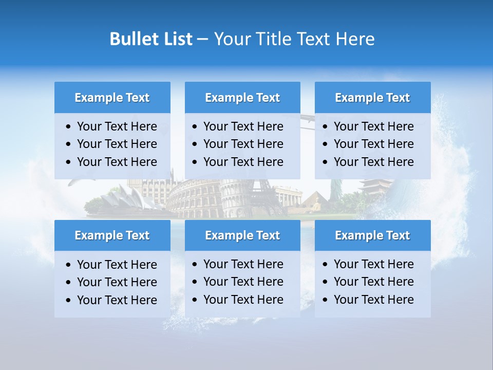 Landmark Australia Africa PowerPoint Template