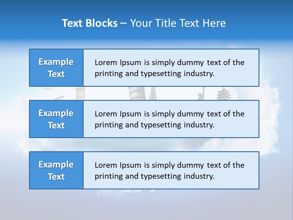 Landmark Australia Africa PowerPoint Template