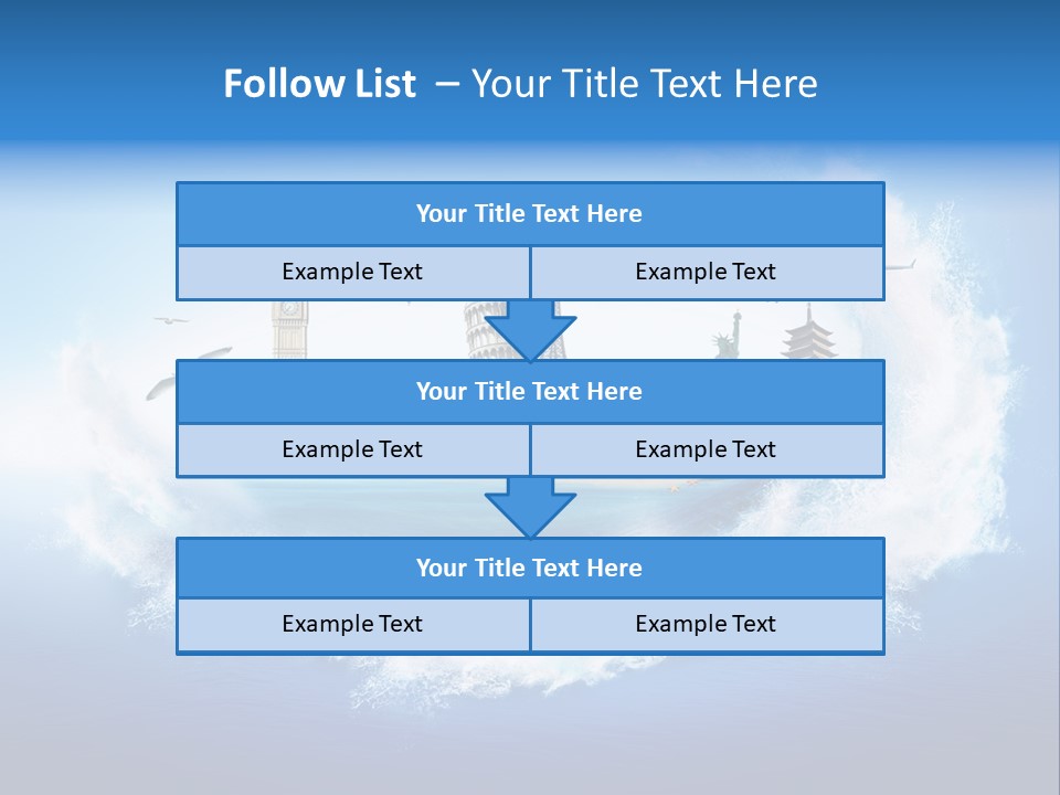 Landmark Australia Africa PowerPoint Template