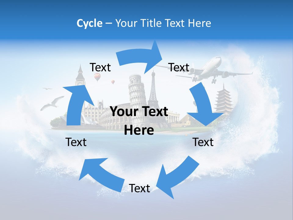 Landmark Australia Africa PowerPoint Template