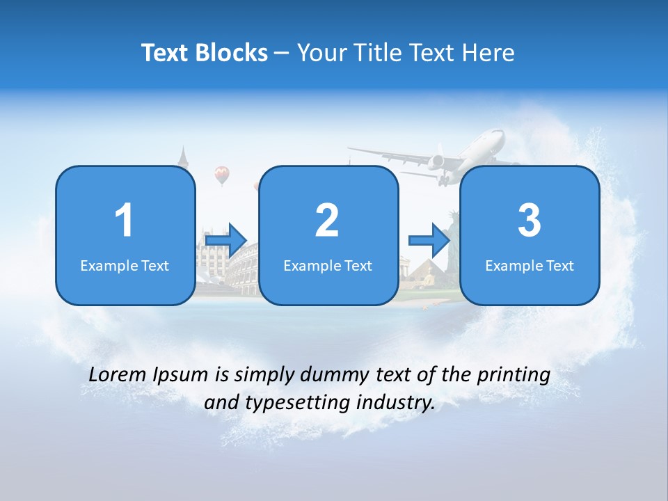 Landmark Australia Africa PowerPoint Template