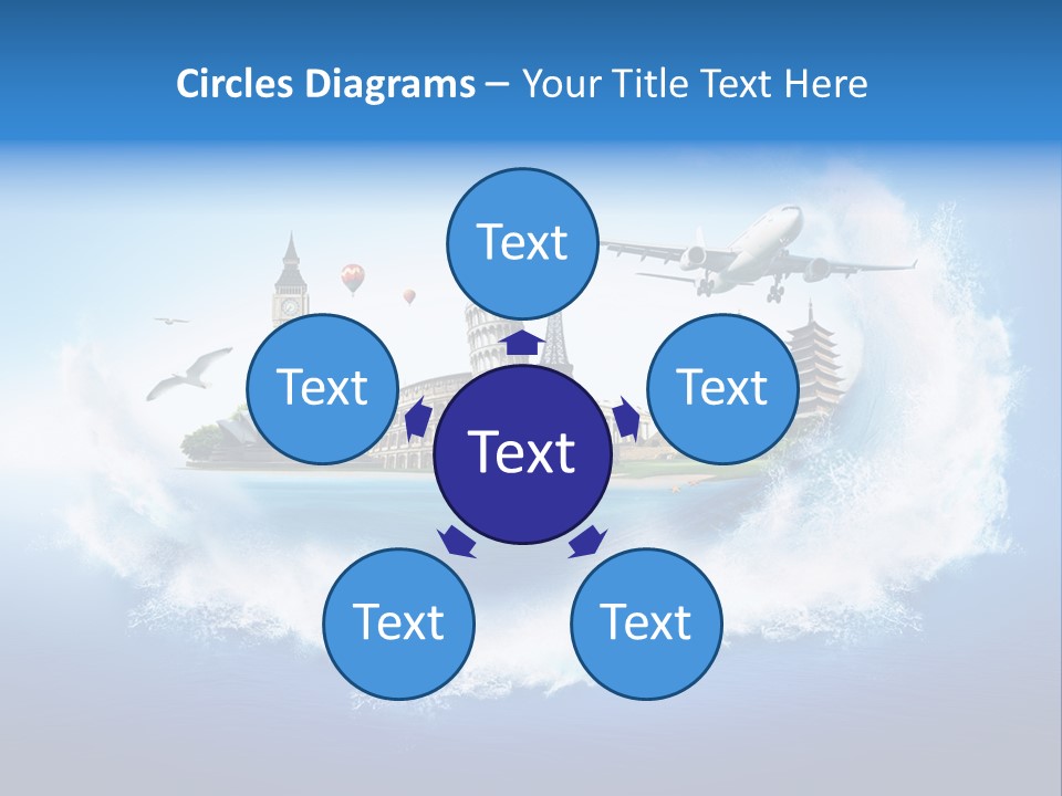 Landmark Australia Africa PowerPoint Template