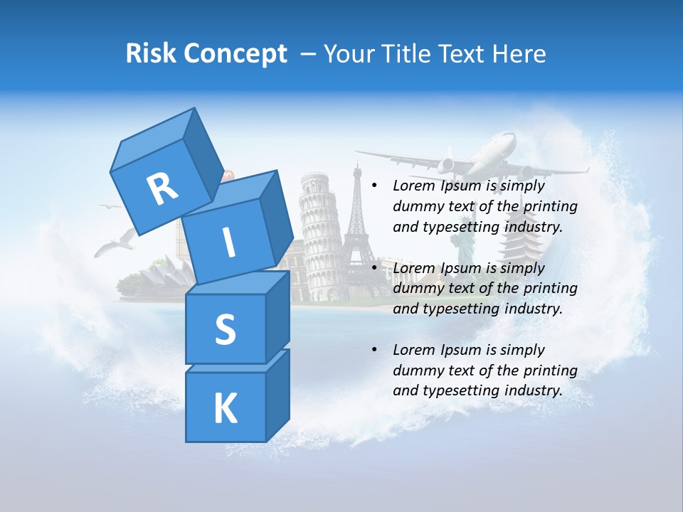 Landmark Australia Africa PowerPoint Template