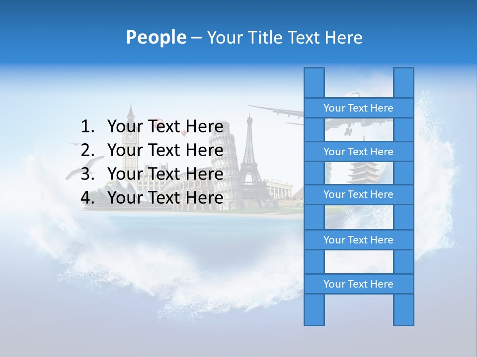 Landmark Australia Africa PowerPoint Template