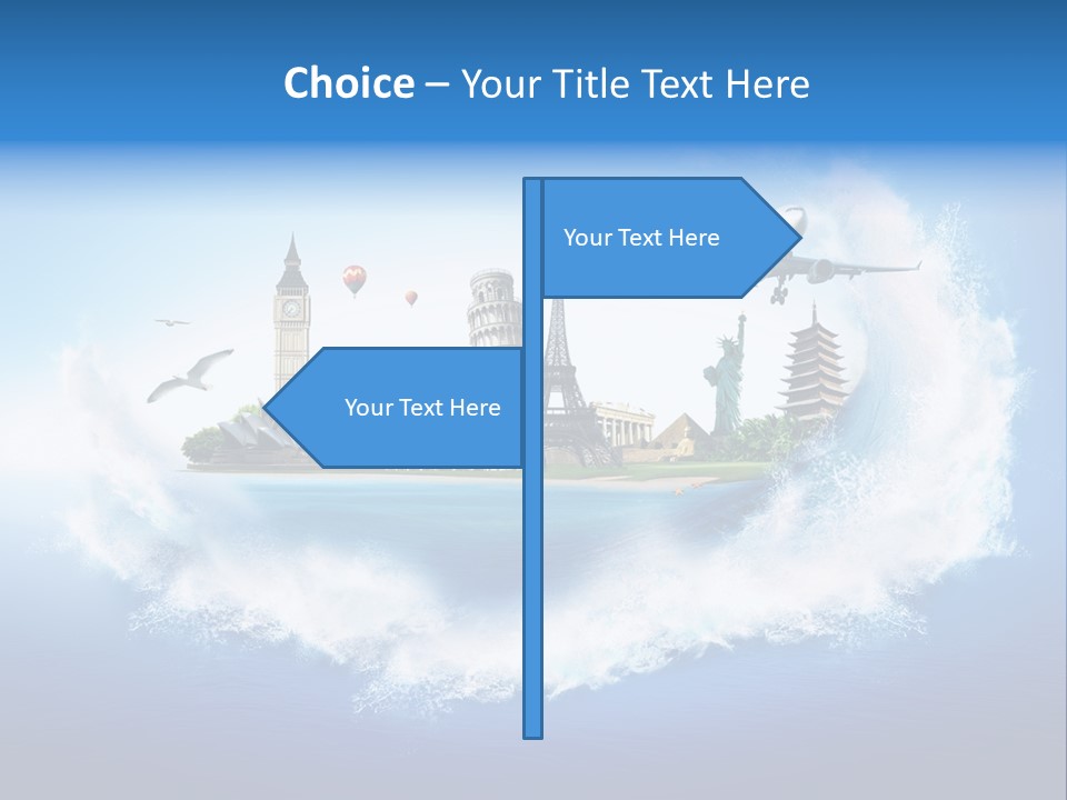 Landmark Australia Africa PowerPoint Template