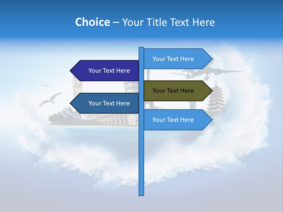 Landmark Australia Africa PowerPoint Template