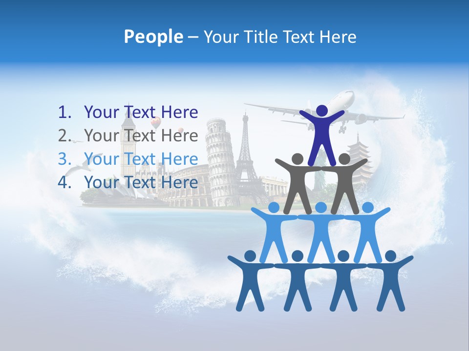 Landmark Australia Africa PowerPoint Template