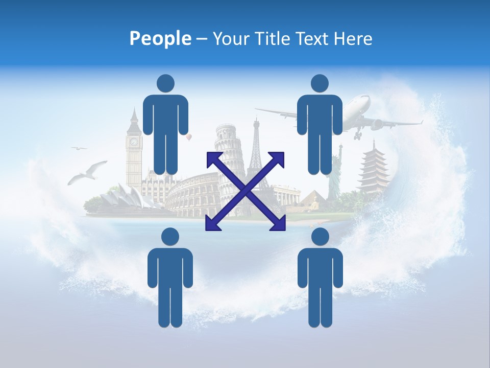 Landmark Australia Africa PowerPoint Template