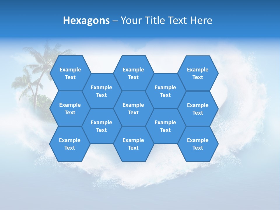 Palm Green Ocean PowerPoint Template