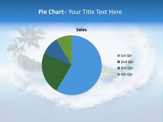 Palm Green Ocean PowerPoint Template