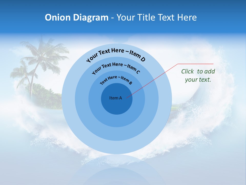 Palm Green Ocean PowerPoint Template