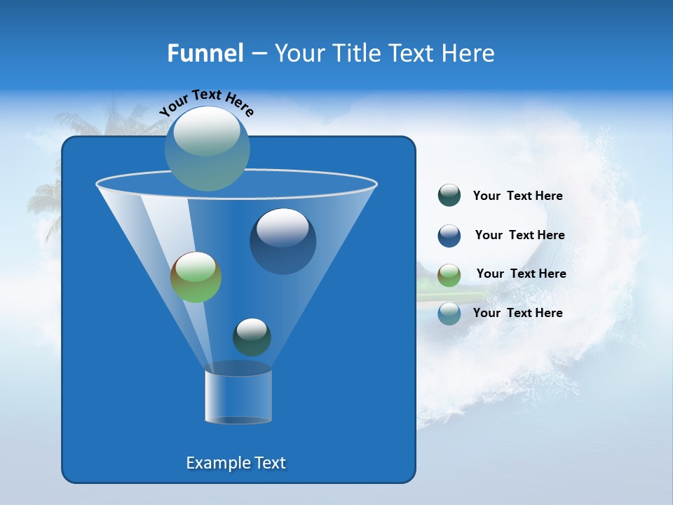 Palm Green Ocean PowerPoint Template