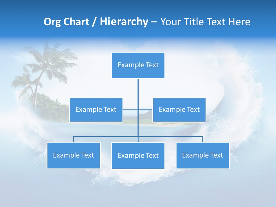 Palm Green Ocean PowerPoint Template