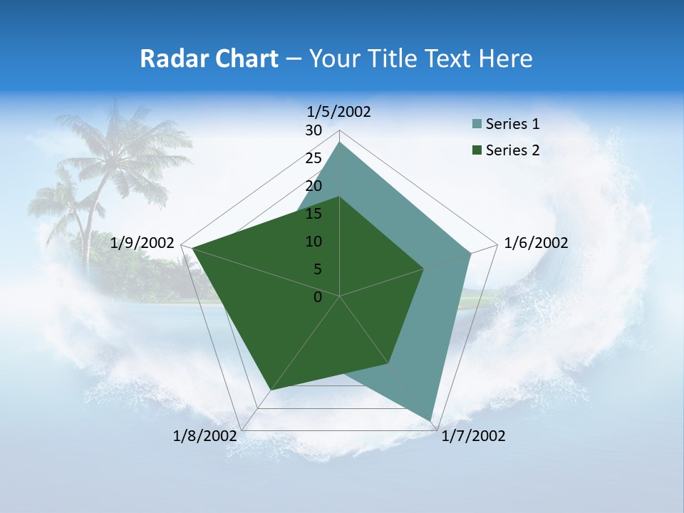 Palm Green Ocean PowerPoint Template