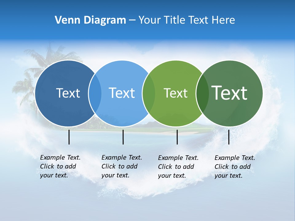 Palm Green Ocean PowerPoint Template