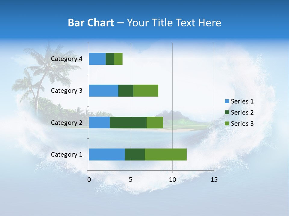 Palm Green Ocean PowerPoint Template