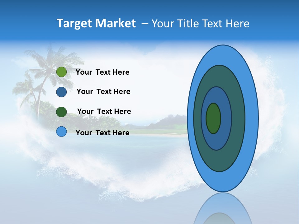 Palm Green Ocean PowerPoint Template