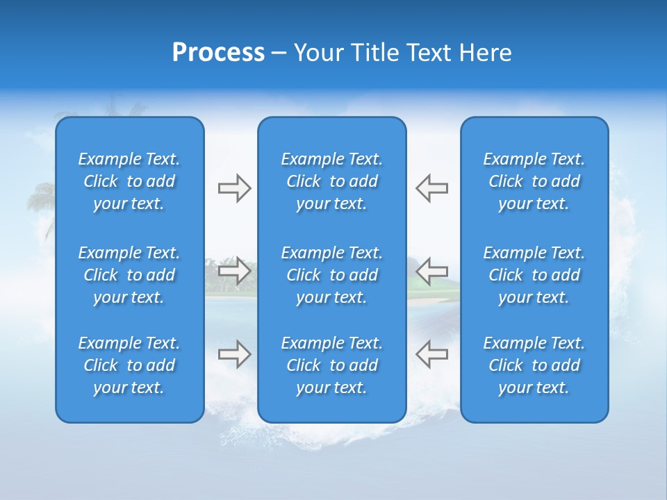 Palm Green Ocean PowerPoint Template