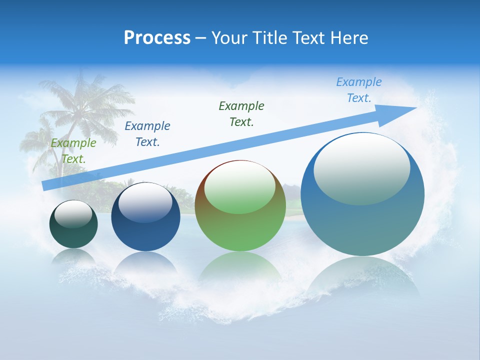 Palm Green Ocean PowerPoint Template