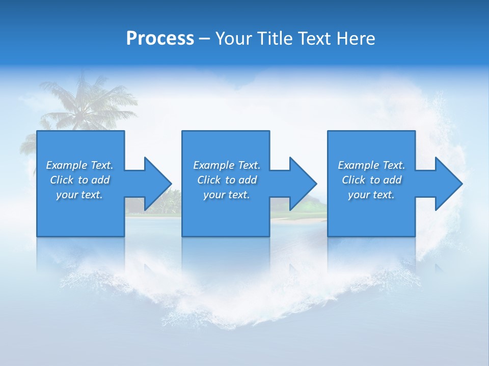 Palm Green Ocean PowerPoint Template